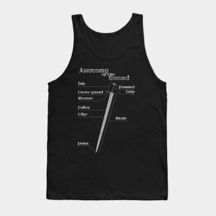 Anatomy of the Sword Tank Top